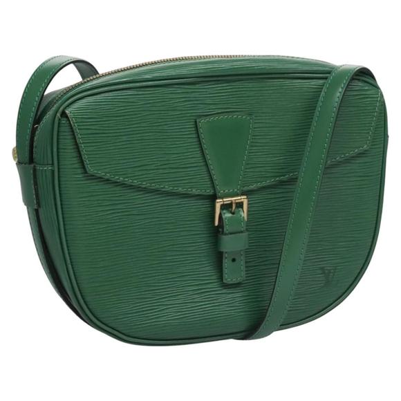 LOUIS VUITTON Epi Jeune Fille MM Shoulder Bag Green M52154 LV Auth BA292V - Picture 1 of 16
